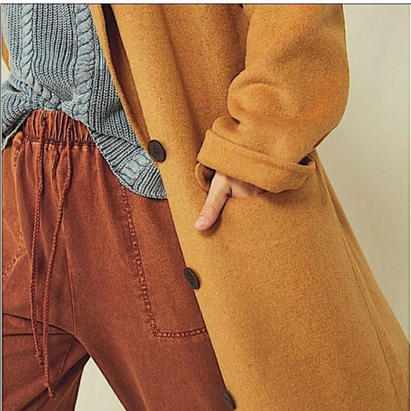 Free People "Adore You" Wool coat - Picture 6 of 8